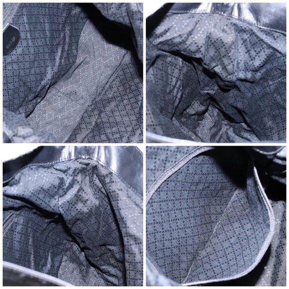 GUCCI Bamboo Shoulder Bag Nylon Black Silver 001 1577 Auth ar13698 - Picture 16 of 16